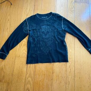 Vintage XG L Longsleeve Thermal Skull Design